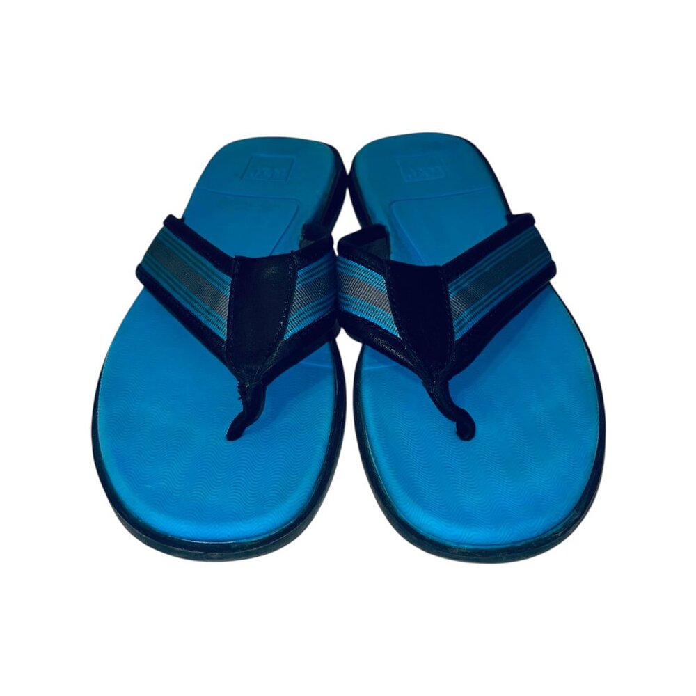 Johnston & Murphy Blue Flip Flops